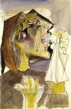 Pablo Picasso Painting - La mujer que llora 13 1937 Pablo Picasso